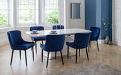 Como &amp; Luxe Blue Dining Set image