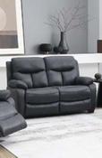 Conrad Recliner 2 Seater - Steel Blue image