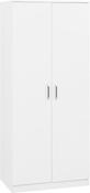 Dakota 2 Door Wardrobe - White 