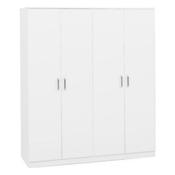 Dakota 4 Door Wardrobe 1.5m - White image