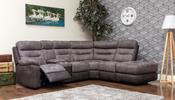 Dillon Fabric Recliner Corner Sofa - Grey Charcoal (Rec-Con-Elm-Cor-Elm-Stol) image