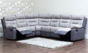 Dillon Fabric Recliner Corner Sofa 2c3 - Smoke / Grey image