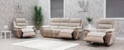 Durban Fabric  3+1+1 MANUAL Recliner Sofa - Bone/bisque image