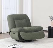 Ebba Fabric Recliner Chair - Green image