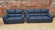 Edwardo Grey Fabric Recliner Suite 3+2 - Charcoal