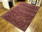 Elegance Cherry Shaggy Rug 800mm x 1500mm