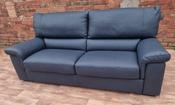 Essential Leather 2 Seater - Royal Blue  image