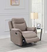 Evan Fabric 1 Seater Recliner Sofa - Sultry image