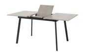 Avery Extending Dining Table - Concrete/Grey Oak Effect/Black