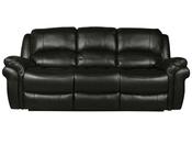 Farnham Leather Air 3 Seater Sofa -  Black image
