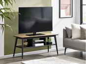 Findlay Media Unit - Walnut &amp; Black image