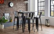 Grafton Bar Set + 4 Stools