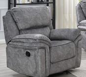 Greta Manual Recliner 1 Seater Sofa - Grey image