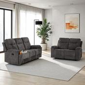Guildford Fabric Recliner Suite 3+2 - Grey image