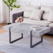 Hampton Coffee Table - Grey Metal Leg image