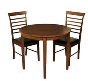 Hanover Half Moon Dining Set - Dark Oak