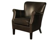 Harlow Leathaire Armchair - Chocolate image
