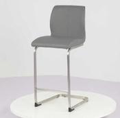 Harry PU Bar Stool - Grey (Sold in 2s) image