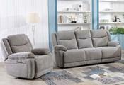 Herbert Fabric Electric Suite 3+1+1 - Light Grey image