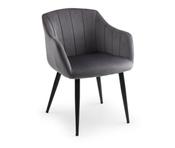 Hobart Scalloped Chair - Grey