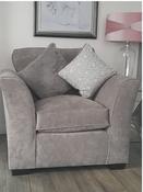 Dorset Fabric 1 Seater Sofa - Kensington Grey