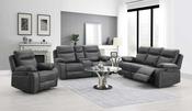 Kingsley Fabric Recliner Suite 3+2+1 - Grey