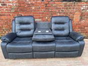 Firenze Recliner 3 Seater - Grey image