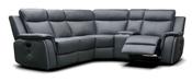 Infiniti Leather Modular Sofa 1c2 Dark Grey  image
