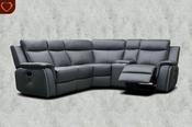 Infiniti Leather Modular Sofa 3 + 2 - Dark Grey image