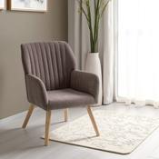 Jordan Fabric Occasional Chair - Brown Velvet image