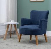 Keira Fabric Armchair - Midnight Blue image