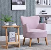 Keira Fabric Armchair - Violet image