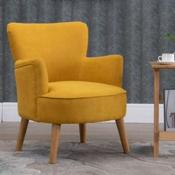 Keira Fabric Armchair - Ochre