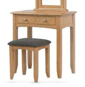 Kilkenny Dressing Table &amp; Stool - Oak