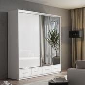 Lorenzo Sliding Wardrobe 2m - White