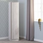 Malvern 1 Door Wardrobe 0.8M - Urban Snow image