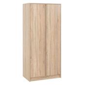 Malvern 2 Door Wardrobe 0.8m - Sonoma Oak image