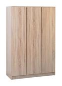 Malvern 3 Door Wardrobe 1.12m - Sonoma Oak image