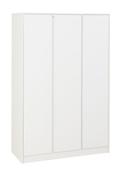 Malvern 3 Door Wardrobe 1.2m - White image