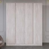 Malvern 4 Door Wardrobe 1.51M - Urban Snow image