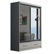 Margot Sliding Wardrobe 1.5m - White image