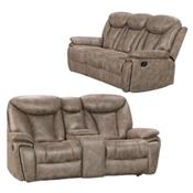 Marine Fabric 3+2 Seater Recliner Suite - Mocha