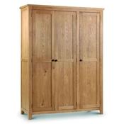 Marlborough  3 Door 1.42m Wardrobe - Oak image