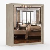 Milano Sliding 1.8m Wardrobe - Sonoma Oak image