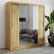 Mollie Sliding Wardrobe 2m - Wotan Oak image