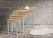 Melissa Nest of Tables - Grey Oak image