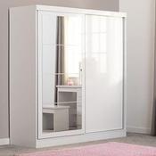 Nevada 2 Door Sliding Wardrobe 1.79m  - White Gloss Sliderobes image
