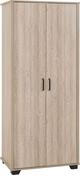Oliver 2 Door Wardrobe 0.8M - Light Oak Effect image