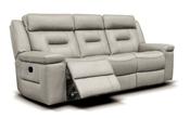 Osbourne Leather Recliner Suite 3+2 - Taupe Grey image