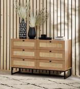 Padstow 6 Drawer Chest - Oak image